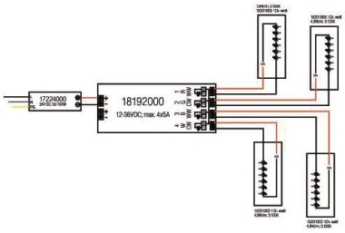 BRUM LED 6 Zonen Fernbedienung  18199000 