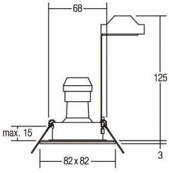 Brumberg HV-Einbaul. GU10       36005070 
