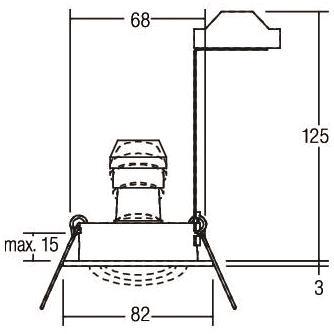 BRUM HV-Einbaustr. GU10 max.    36143020 