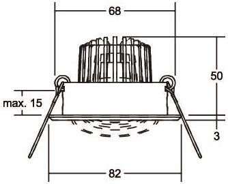 Brumberg LED-Einbaustrahler 230 39187253 