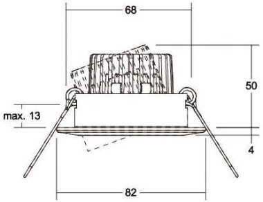 Brumberg LED-Einbaustrahler 230 39303033 