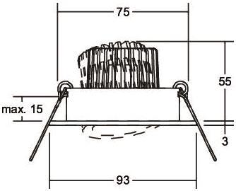 Brumberg LED-Einbaustrahler 230 39309253 