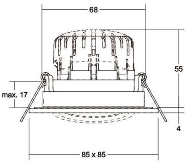 Brumberg LED-Einbaustrahler 230 39488183 