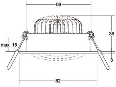 Brumberg LED-Einbaustrahler 230 40378173 