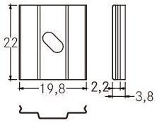 BRUM Halter-Set f.Profil P72-12 53020000 