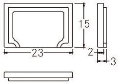 BRUM Endkappen-Set opal         53056070 