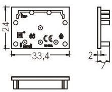 BRUM Endstück für Profil-       53092070 