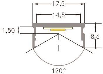 BRUM LED-Anbauprofil            53604080 