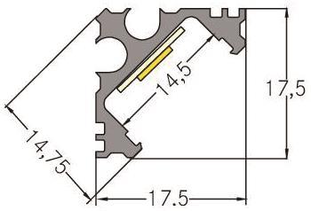 BRUM LED-Alu Eckprofil          53703260 