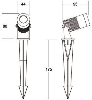 Brumberg LED-Erdspießstrahler   60109643 