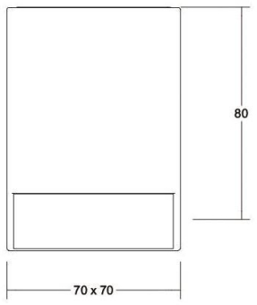 BRUM Anbaudownlight Blokk IP65  60115103 