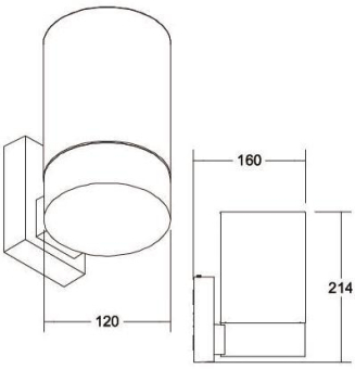BRUM Wandanbauleuchte Cooquee   60140180 