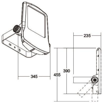 Brumberg LED-Fluter 50W 3000K   60803643 
