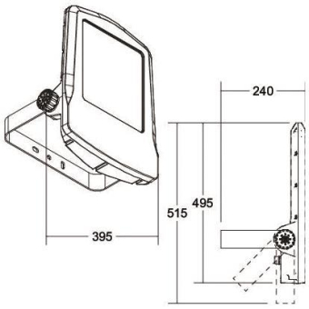 Brumberg LED-Fluter 100W 3000K  60805643 