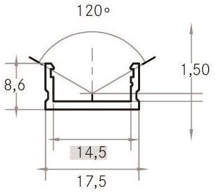 BRUM Alu-Profil 53604080,       73604080 