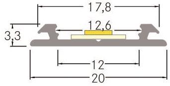 BRUM LED-Alu-Profil,            73753070 