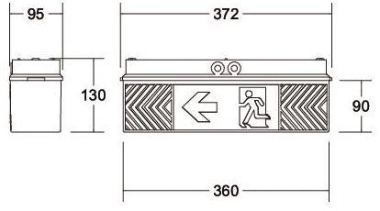 BRUM Rettungszeichenleuchte     79031004 