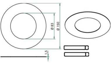 Brumberg Reduzierring 150       81008020 