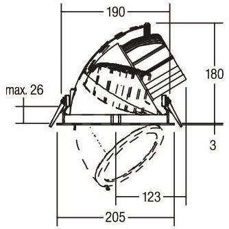 BRUM LED-Einbaurichtstrahler    88677185 