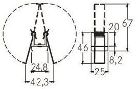 BRUM Montage-Clip für Profil    53012000 