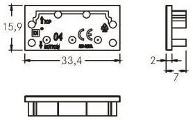BRUM Endstück für Profil-       53091070 