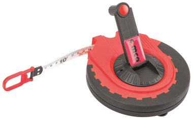 Cimco Bandmaß 30m schwarz/rot     210130 