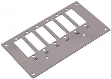 CobiNet 122504 Frontplatte f.6xSC-DX 