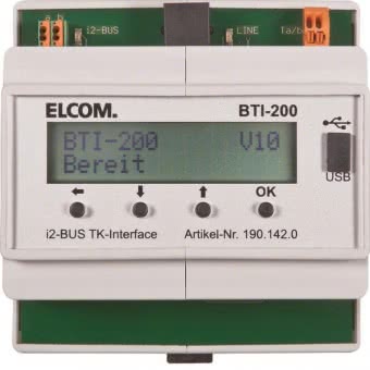 ELCOM -BUS Anbindung an          BTI-200 