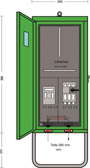 ET A100-1Z Anschlussschrank     A 100-1Z 