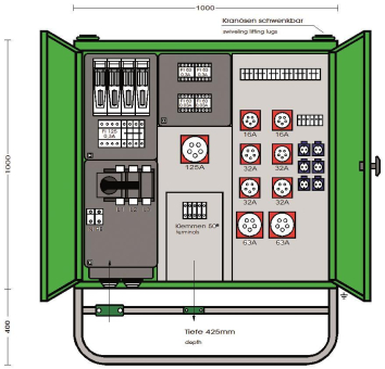 ET Verteilerschrank im  V 200N/A/62421-5 