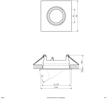 EVN Einbauleuchte kardanisch      549013 