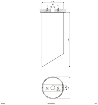 EVN Deckenleuchte rund weiß GU10 8032001 