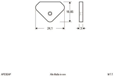 EVN Alu-Endabschlussplatte 1x    APESEAP 
