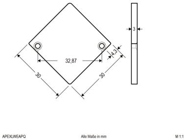 EVN Alu-Endabschlussplatte    APEXLWEAPQ 