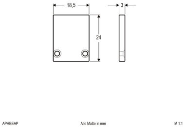 EVN Alu-Endabschlussplatte       APHBEAP 