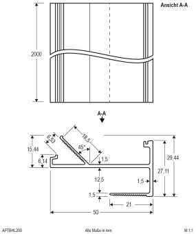 EVN Trockenbauprofil           APTBHL200 