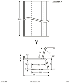 EVN Trockenbauprofil            APTBU300 