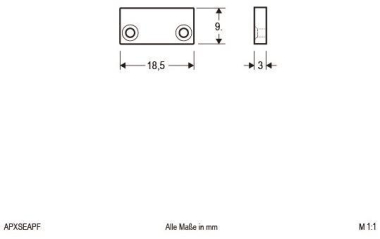 EVN AluEndabschlussplatte 1x    APXSEAPF 
