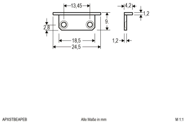 EVN Alu-Endabschlussplatte   APXSTBEAPEB 