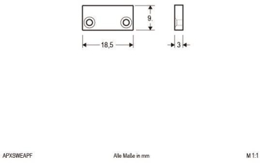 EVN Alu-Endabschlussplatte 1x  APXSWEAPF 