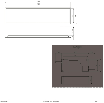 EVN LED Einbaupanel -       BPTU12300140 