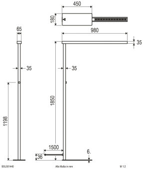 EVN Stehleuchte up/down 58W    BSL501440 