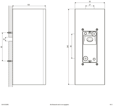 EVN LED Wandanbau 2-flmg.    C54151202RE 