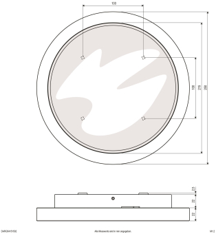 EVN LED Anbauleuchte        DARG54151502 