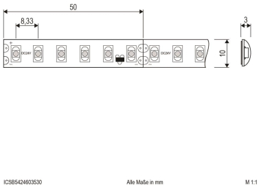LED-Stripe IP54     IC SB 54 24 60 35 30 