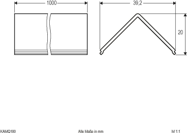 EVN Kunststoff-Abdeckung -opal   KAMQ100 