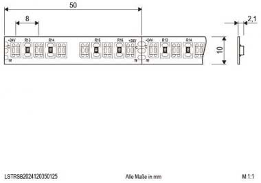 EVN LED-Stripe IP20 LSTRSB20241203501-25 