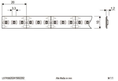 EVN LEDStrip IP20     LSTRSB202415002202 
