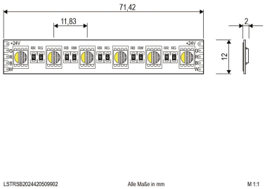 EVN LED-Stripe IP20 LSTRSB20244205099-02 