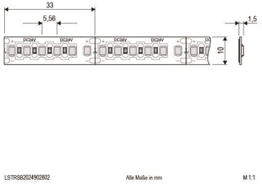 EVN LEDStrip IP20 20W/m LSTRSB2024902802 